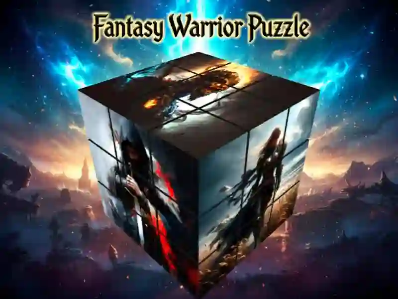 Fantasy Warrior Puzzle — δωρεάν online παιχνίδι
