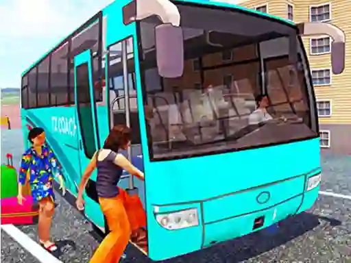 Off Road bus Transport Driver: Tourist Coach Sim — δωρεάν online παιχνίδι