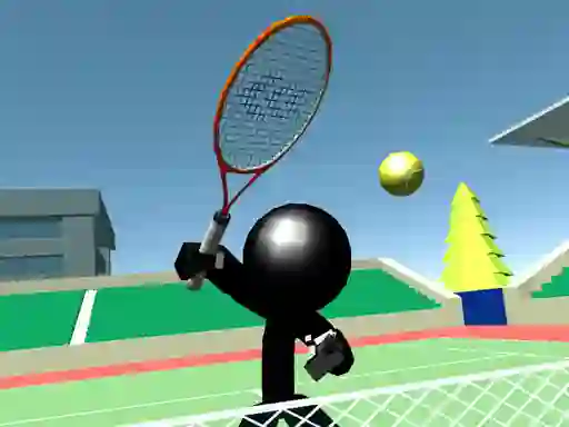 Stickman Tennis 3D — δωρεάν online παιχνίδι