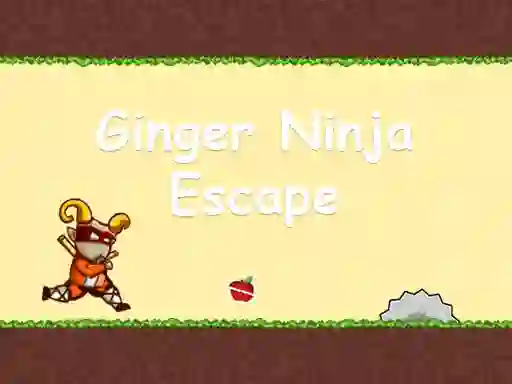 Ginger Ninja Escape — δωρεάν online παιχνίδι
