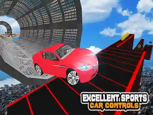 Mega Car Ramp Impossible Stunt — δωρεάν online παιχνίδι