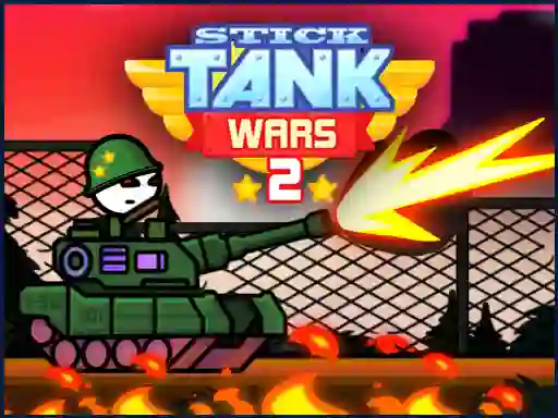 Stick Tank Wars 2 — δωρεάν online παιχνίδι