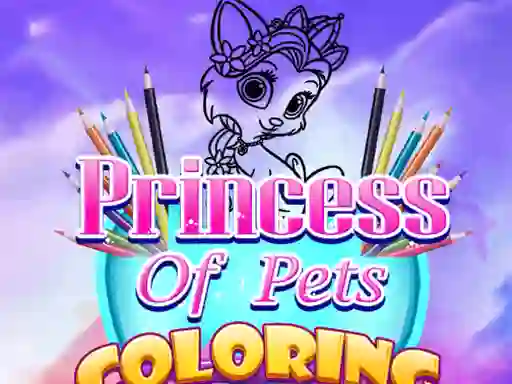 Princess Of Pets Coloring — δωρεάν online παιχνίδι