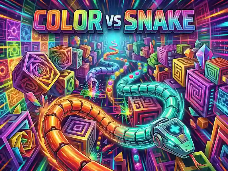 Color vs Snake — δωρεάν online παιχνίδι