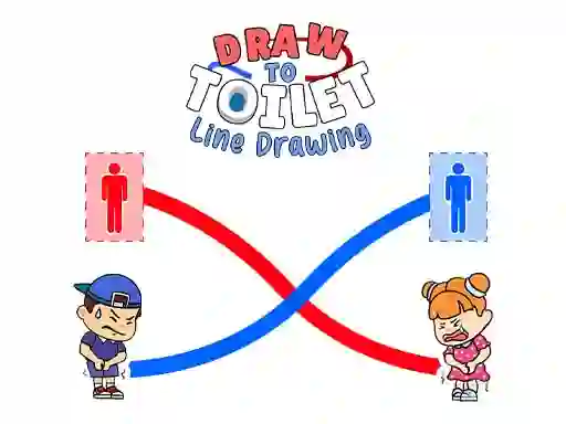 Draw To Toilet Line Drawing — δωρεάν online παιχνίδι