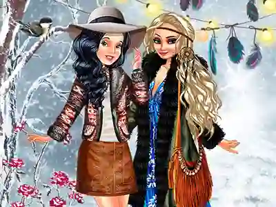 Boho Winter With Princess — δωρεάν online παιχνίδι