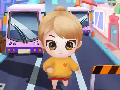 Angry Chibi Run — δωρεάν online παιχνίδι
