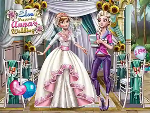 Elsa Preparing Anna's Wedding — δωρεάν online παιχνίδι