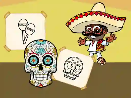 Crazy Mexican Coloring — δωρεάν online παιχνίδι
