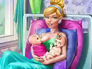 Cinderella Twins Birth — δωρεάν online παιχνίδι