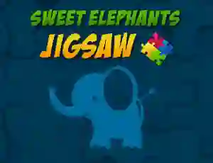 Sweet Elephants Jigsaw — δωρεάν online παιχνίδι