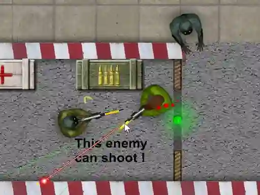 Zombie Shooting 2D — δωρεάν online παιχνίδι