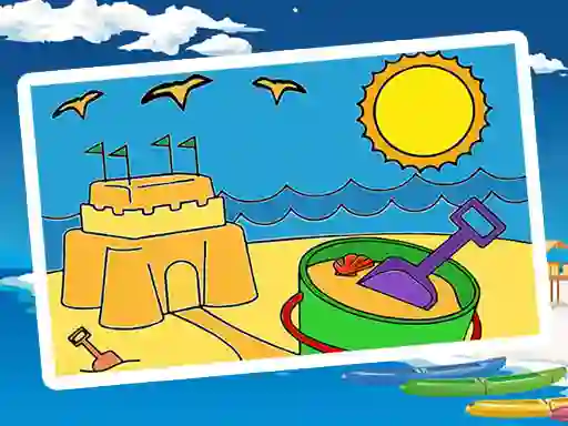 Summer Coloring Pages — δωρεάν online παιχνίδι