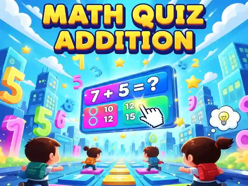 Math Quiz Addition — δωρεάν online παιχνίδι
