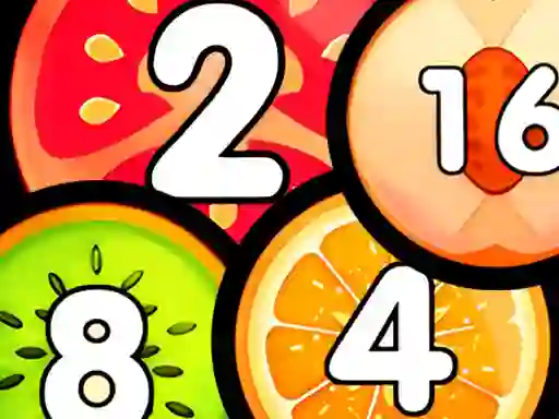 Merge Balls Shooter 2048 Connect Fruits — δωρεάν online παιχνίδι