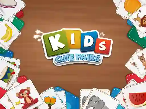 Kids Cute Pairs — δωρεάν online παιχνίδι