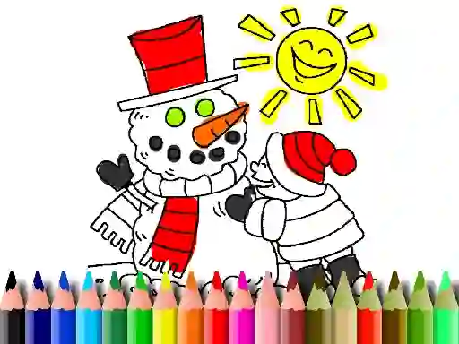 Back To School: Winter Time Coloring — δωρεάν online παιχνίδι