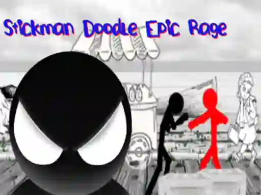 Stickman Doodle Epic Rage — δωρεάν online παιχνίδι