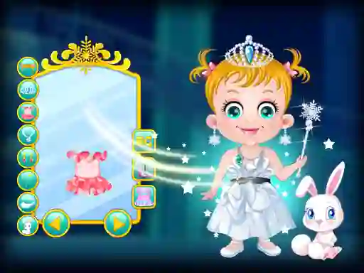 Baby Hazel Ice Princess Dressup — δωρεάν online παιχνίδι