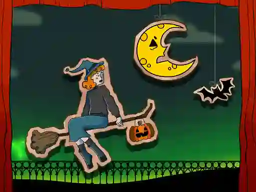 Halloween Witch Fly — δωρεάν online παιχνίδι