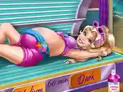 Pregnant Princess Tanning Solarium — δωρεάν online παιχνίδι