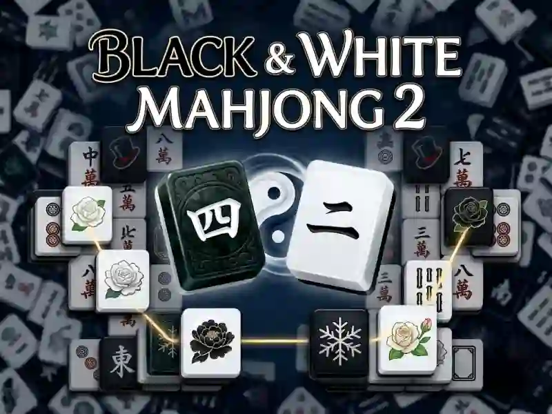Black & White Mahjong 2 — δωρεάν online παιχνίδι