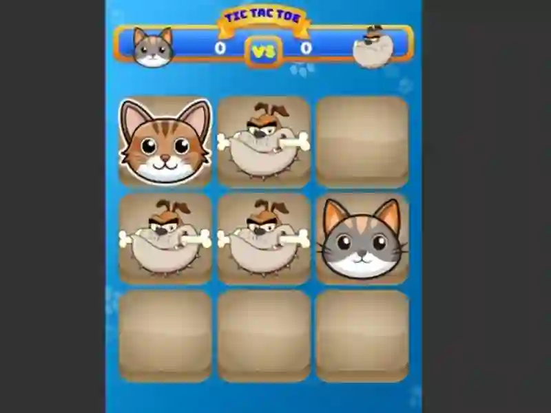 Tic Tac Toe Cat — δωρεάν online παιχνίδι