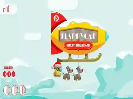 FlappyCat Crazy Christmas — δωρεάν online παιχνίδι