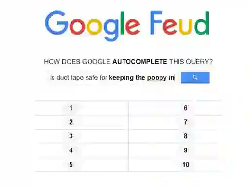 Google Feud — δωρεάν online παιχνίδι
