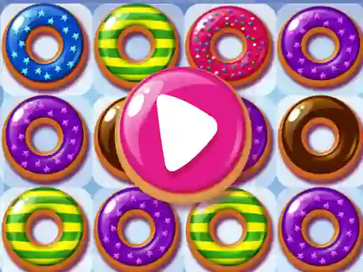 Donut Crash Saga — δωρεάν online παιχνίδι