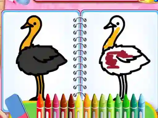 Coloring Birds Game — δωρεάν online παιχνίδι