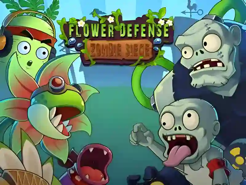 Flower Defense Zombie Siege — δωρεάν online παιχνίδι