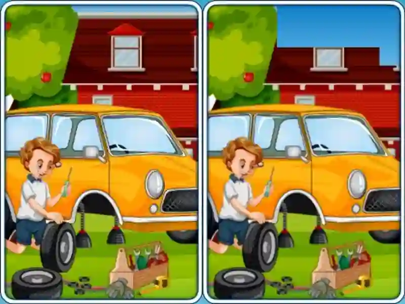 Car Garage Differences — δωρεάν online παιχνίδι
