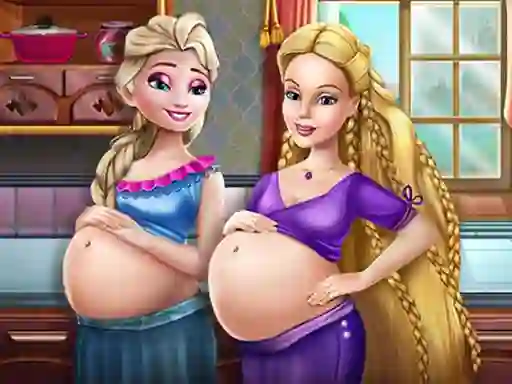 Happy Princesses Pregnant BFFS — δωρεάν online παιχνίδι