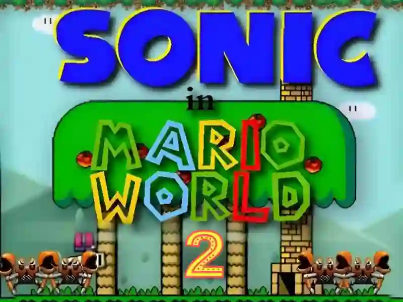 Sonic in Mario World 2 — δωρεάν online παιχνίδι