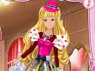 Barbie's Valentine's Patchwork Dress — δωρεάν online παιχνίδι