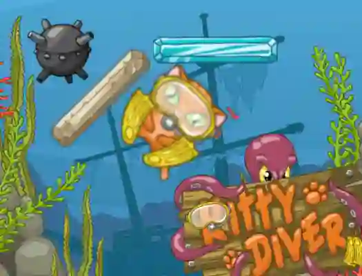 Kitty Diver — δωρεάν online παιχνίδι