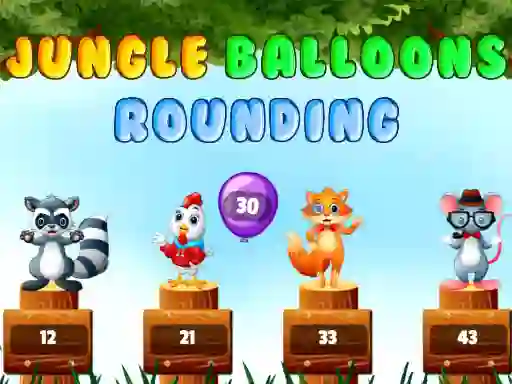 Jungle balloons rounding — δωρεάν online παιχνίδι