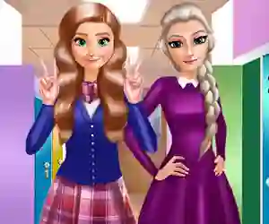 Sisters Back to School — δωρεάν online παιχνίδι