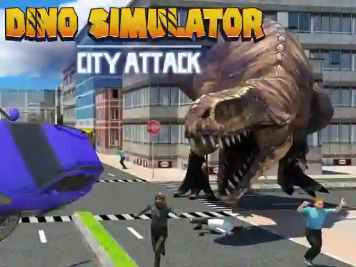 Dino Simulator City Attack — δωρεάν online παιχνίδι