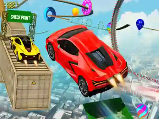 Crazy Car Stunt Descent GT — δωρεάν online παιχνίδι