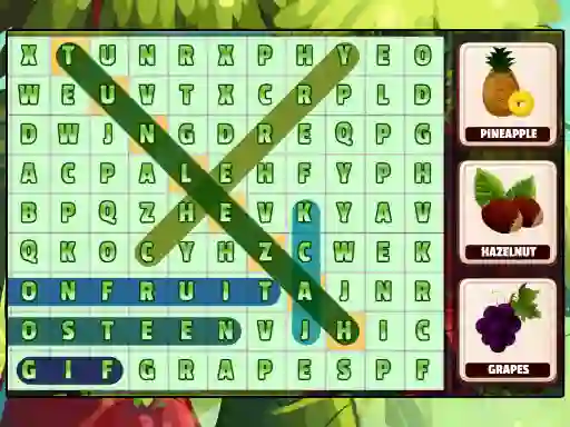 Word Search Fruits — δωρεάν online παιχνίδι