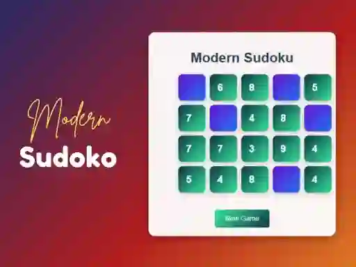 Modern Sudoku — δωρεάν online παιχνίδι