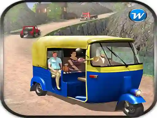 Public Tricycle Rickshaw driving — δωρεάν online παιχνίδι