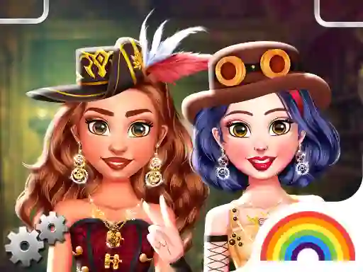 Princess Girls Steampunk Rivalry — δωρεάν online παιχνίδι