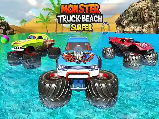 Monster Truck Beach Surfing — δωρεάν online παιχνίδι