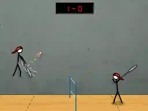 Stick Figure Badminton 2 — δωρεάν online παιχνίδι