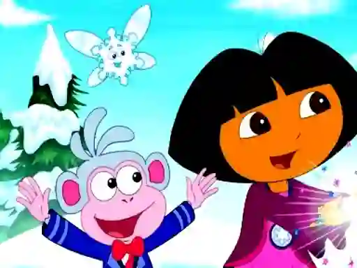 Dora Find 5 Differences — δωρεάν online παιχνίδι