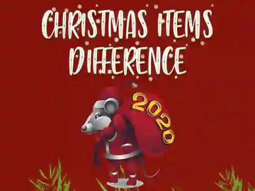Christmas Items Differences — δωρεάν online παιχνίδι