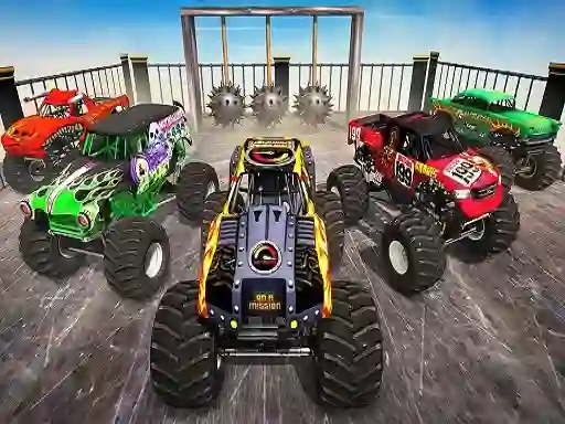 Monster Truck Impossible Stunt Track — δωρεάν online παιχνίδι